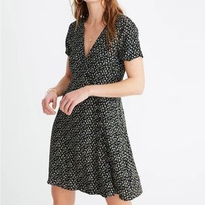 Madewell Button-Wrap Dress in Playground Posies size 00